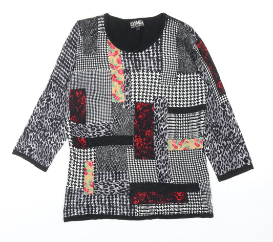 Womens UK Size S Casamia Multicoloured Pullover Jumper