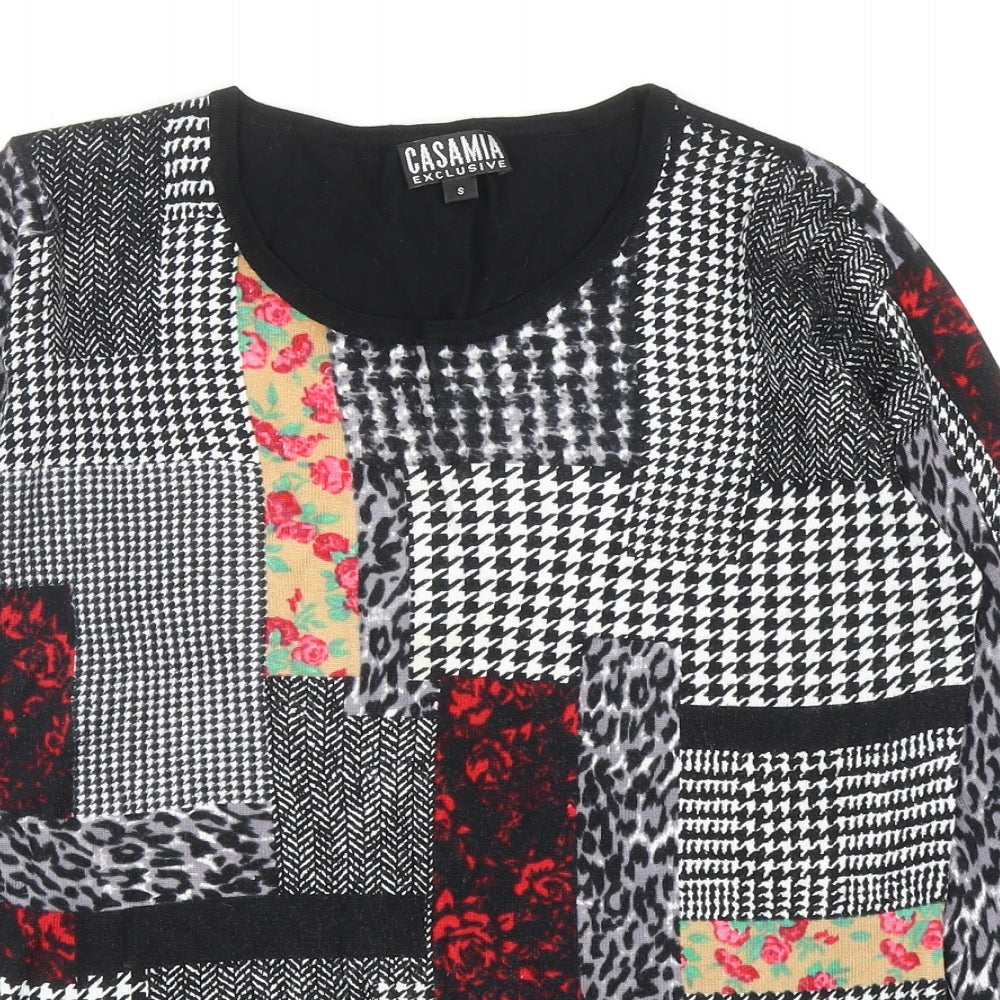 Womens UK Size S Casamia Multicoloured Pullover Jumper