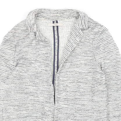 George Womens Grey Jacket Blazer Size 12