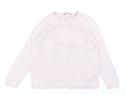 Womens UK Size 12 Marks and Spencer Purple Pullover Jumper