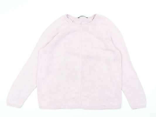 Womens UK Size 12 Marks and Spencer Purple Pullover Jumper