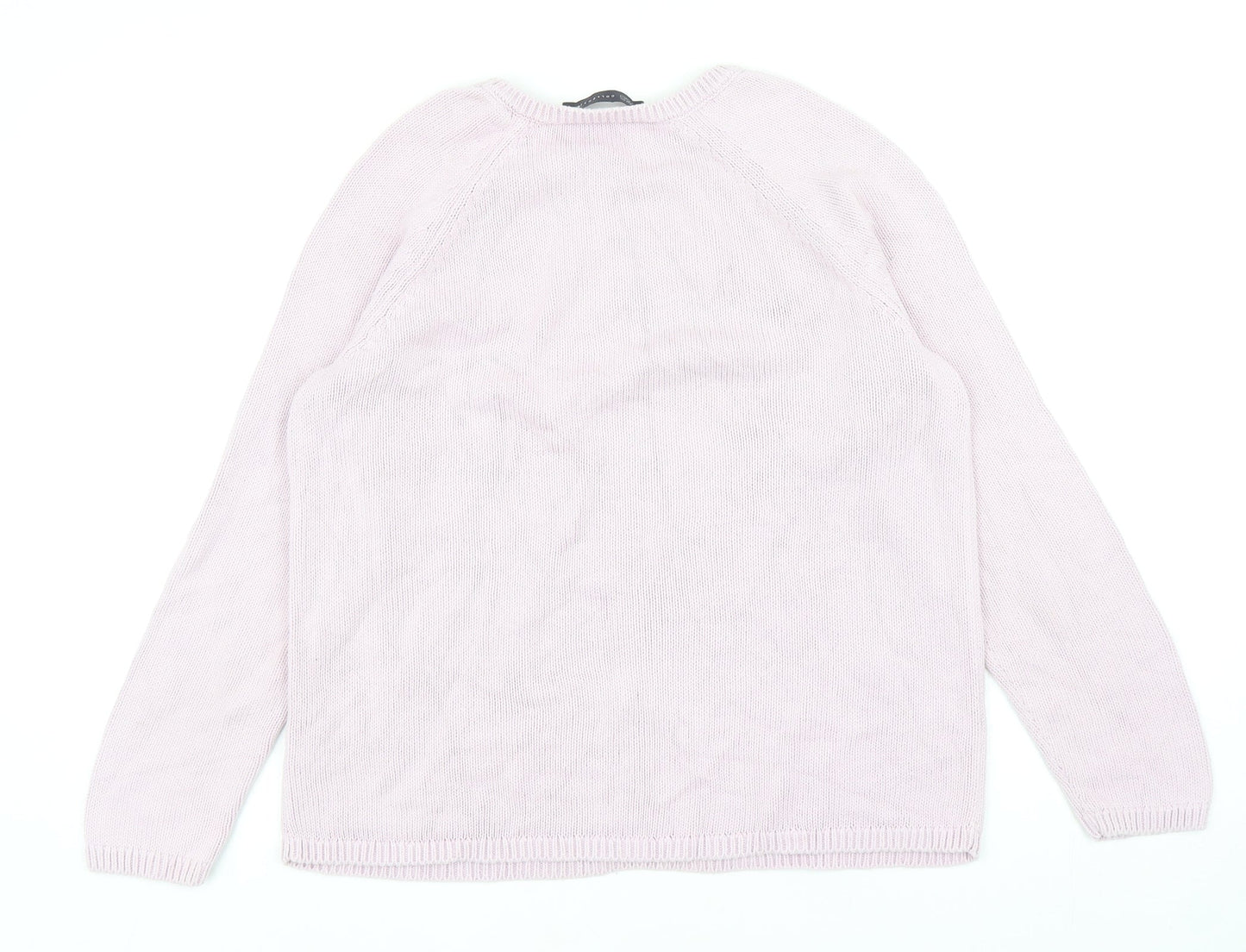 Womens UK Size 12 Marks and Spencer Purple Pullover Jumper