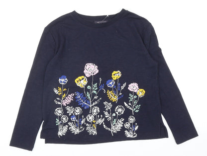 Womens UK Size 10 Marks and Spencer Blue Pullover Sweatshirt