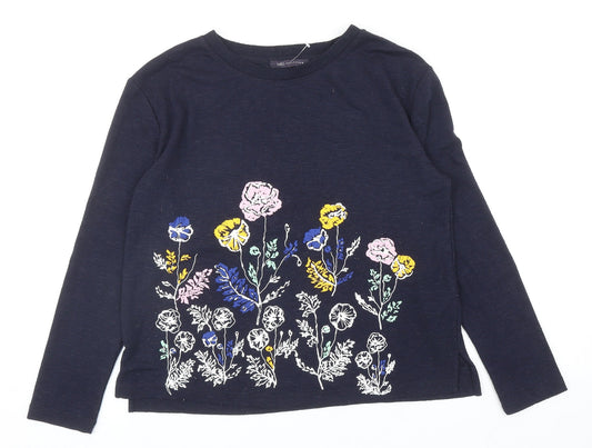 Womens UK Size 10 Marks and Spencer Blue Pullover Sweatshirt