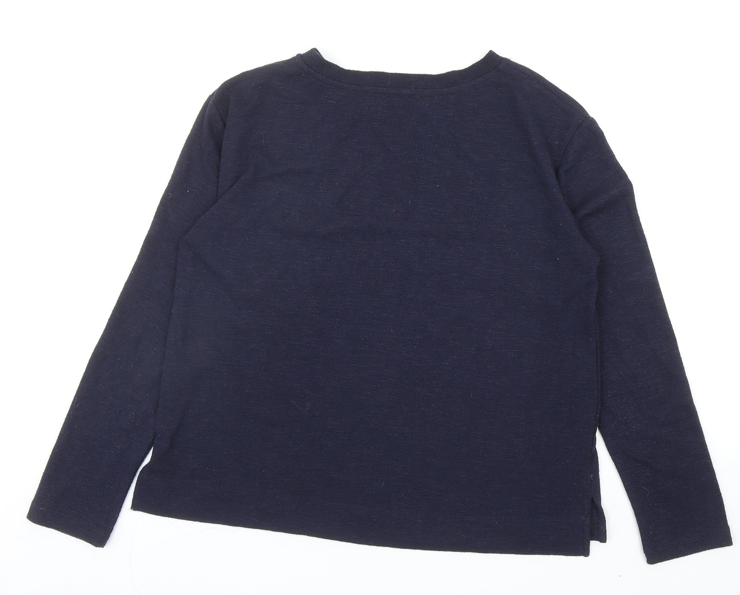 Womens UK Size 10 Marks and Spencer Blue Pullover Sweatshirt