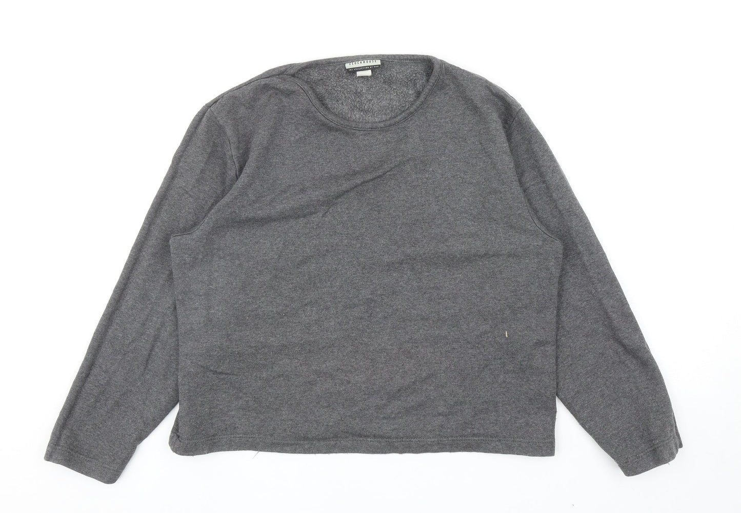 Clockhouse Womens Grey Cotton Pullover Sweatshirt Size L Pullover