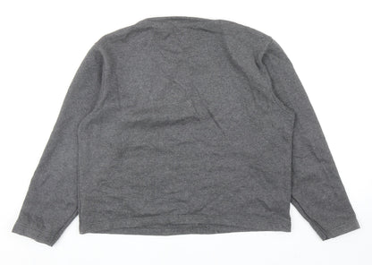 Clockhouse Womens Grey Cotton Pullover Sweatshirt Size L Pullover