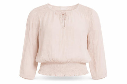 Womens UK Size 14 NEXT Pink Cropped Blouse