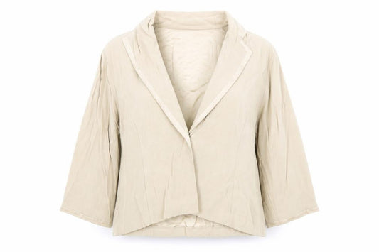 Berkertex Womens Beige Jacket Blazer Size 16 Button