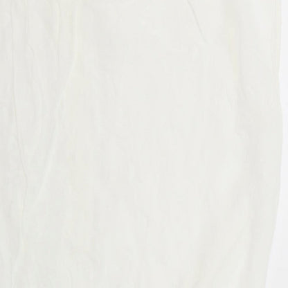 Womens UK Size 12 NEXT White Basic Blouse