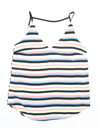 Womens UK Size 10 Oasis Multicoloured Camisole Tank