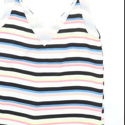 Womens UK Size 10 Oasis Multicoloured Camisole Tank