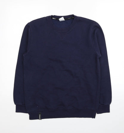 Record Mens Blue Polyester Pullover Sweatshirt Size S - Remember