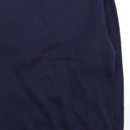 Record Mens Blue Polyester Pullover Sweatshirt Size S - Remember