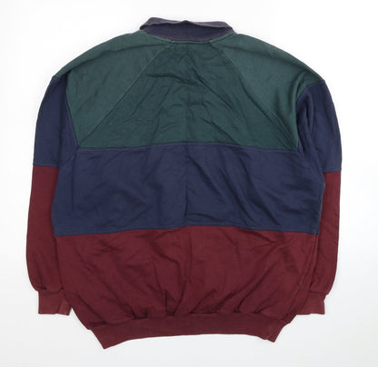 Mens UK Size L Marks and Spencer Multicoloured Pullover Sweatshirt
