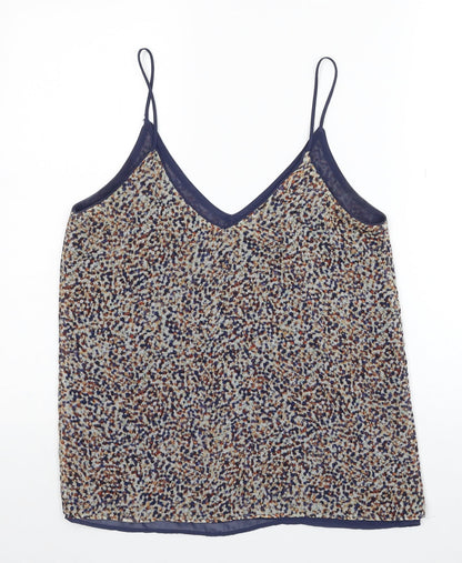 Womens UK Size S Zara Multicoloured Camisole Tank