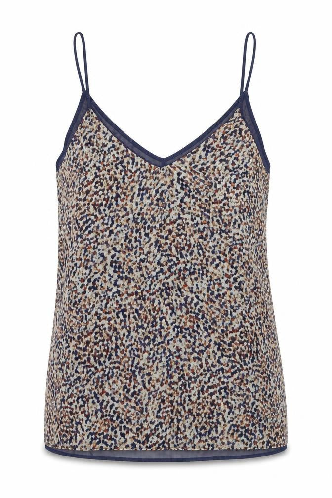 Womens UK Size S Zara Multicoloured Camisole Tank