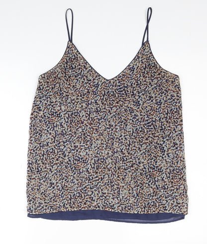 Womens UK Size S Zara Multicoloured Camisole Tank