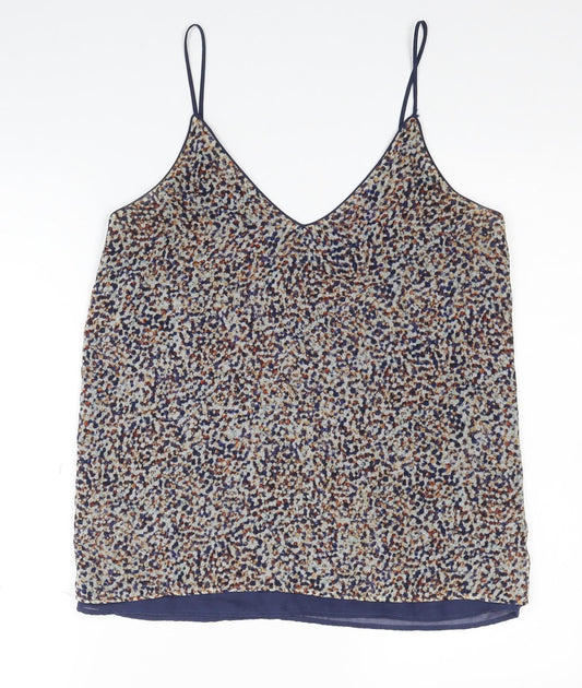 Womens UK Size S Zara Multicoloured Camisole Tank