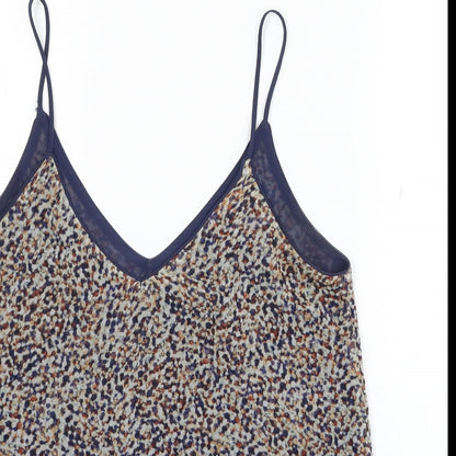 Womens UK Size S Zara Multicoloured Camisole Tank