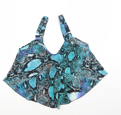 Boohoo Womens Multicoloured Animal Print Polyester Camisole Tank Size 6 Scoop Neck - Snake Print