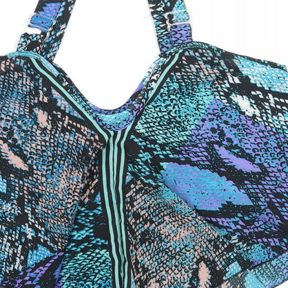 Boohoo Womens Multicoloured Animal Print Polyester Camisole Tank Size 6 Scoop Neck - Snake Print