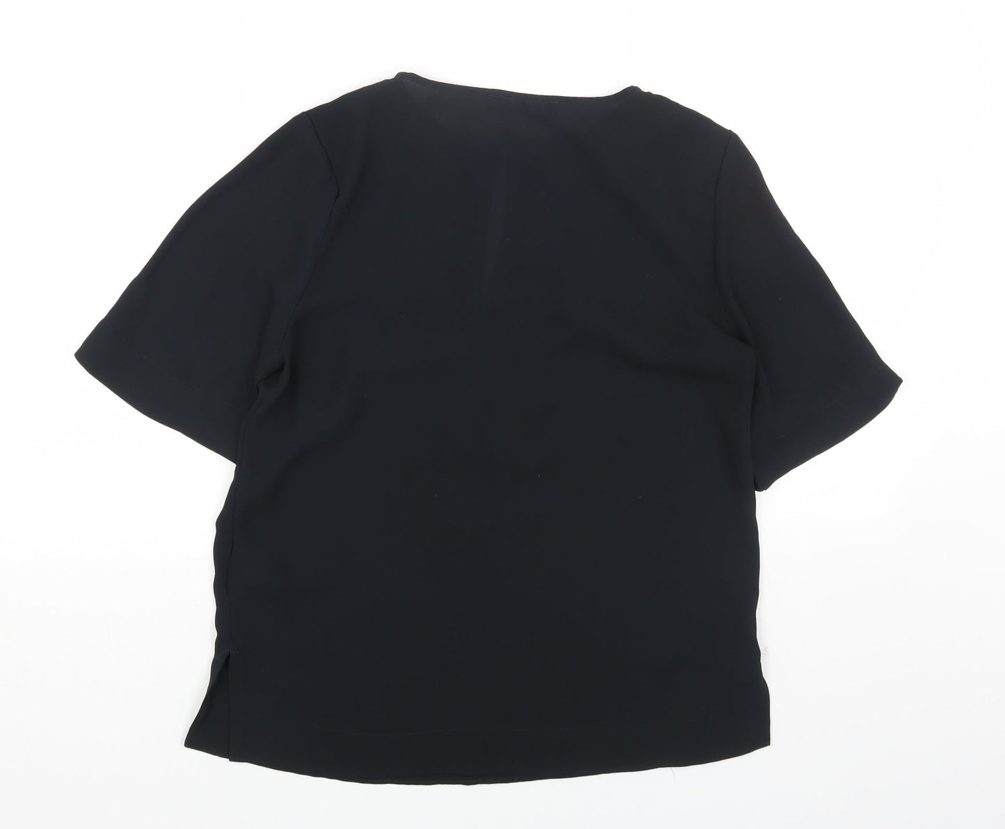 Womens UK Size 6 Marks and Spencer Black Basic Blouse