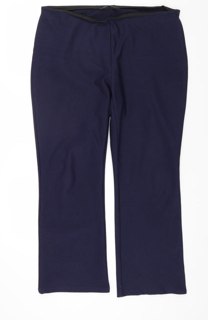 Originals Womens Blue Polyester Jogger Trousers Size 18 L28 in Regular