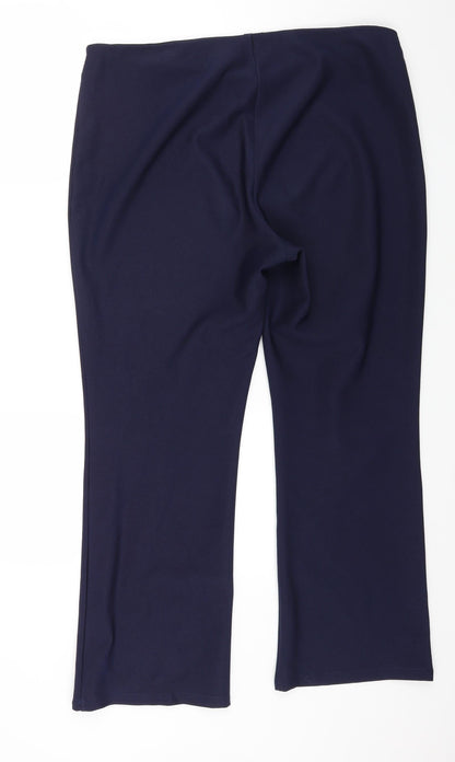 Originals Womens Blue Polyester Jogger Trousers Size 18 L28 in Regular