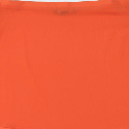 Womens UK Size 14 New Look Orange Basic Blouse