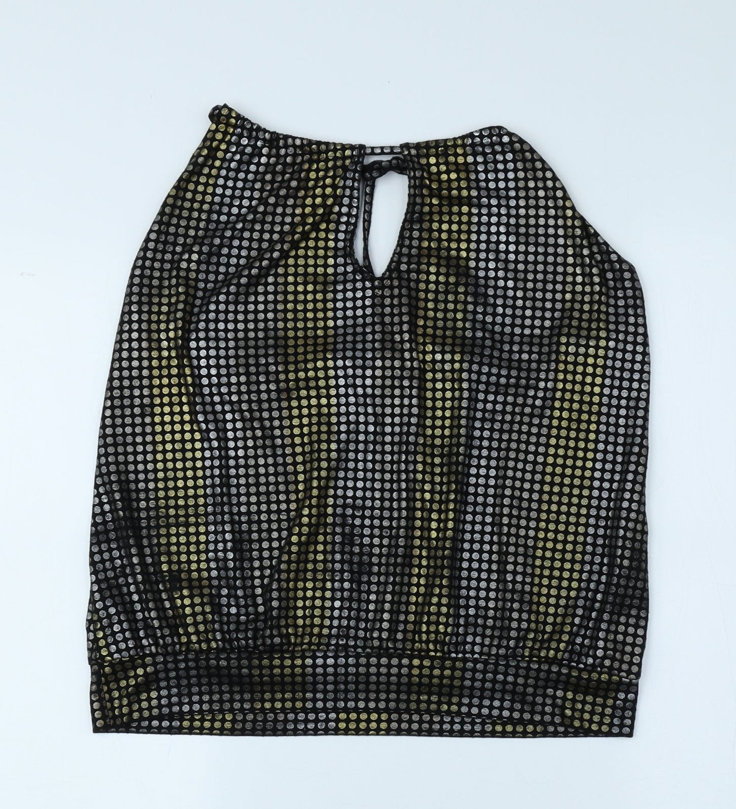 Womens UK Size 12 New Look Black Basic Blouse