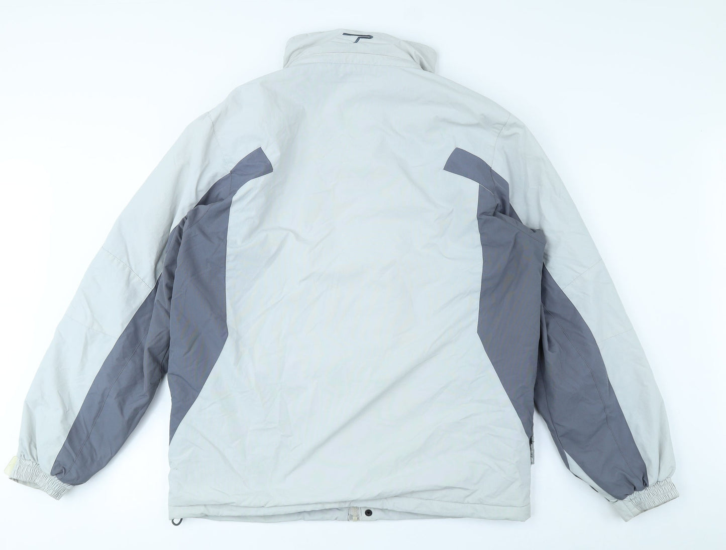 Mens UK Size S Parallel Grey Rain Coat