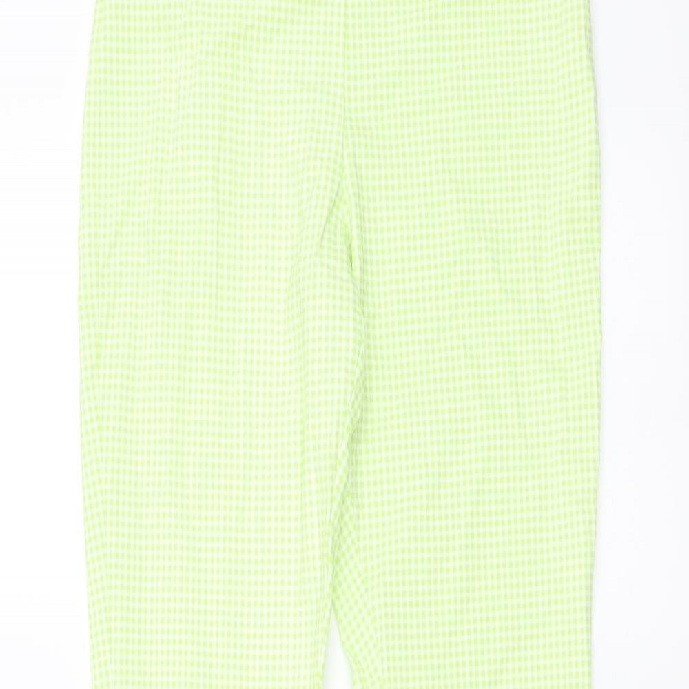 Womens UK Size 10 Primark Regular Fit Sweatpants Green Trousers