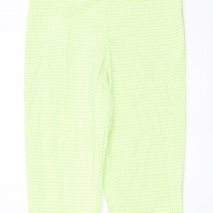 Womens UK Size 10 Primark Regular Fit Sweatpants Green Trousers