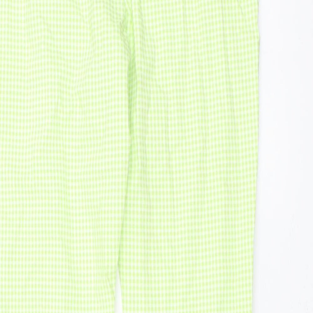 Womens UK Size 10 Primark Regular Fit Sweatpants Green Trousers