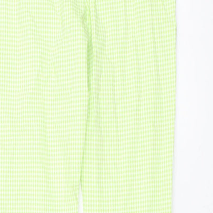 Womens UK Size 10 Primark Regular Fit Sweatpants Green Trousers