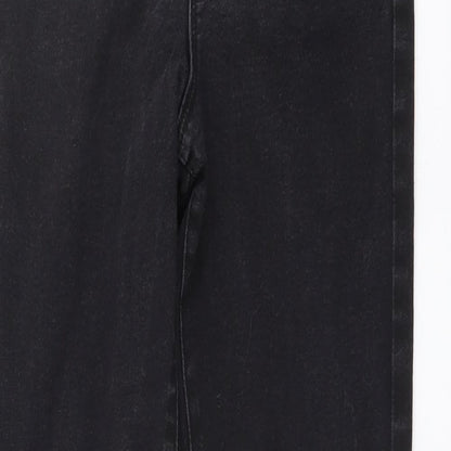 Denim & Co. Womens Grey Cotton Skinny Jeans Size 10 L30 in Regular Button