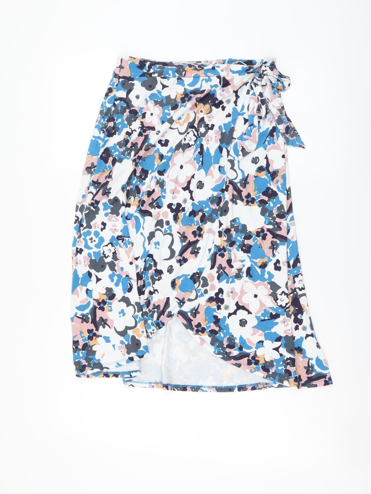 Rachel Zoe Womens Multicoloured Floral Viscose Wrap Skirt Size S