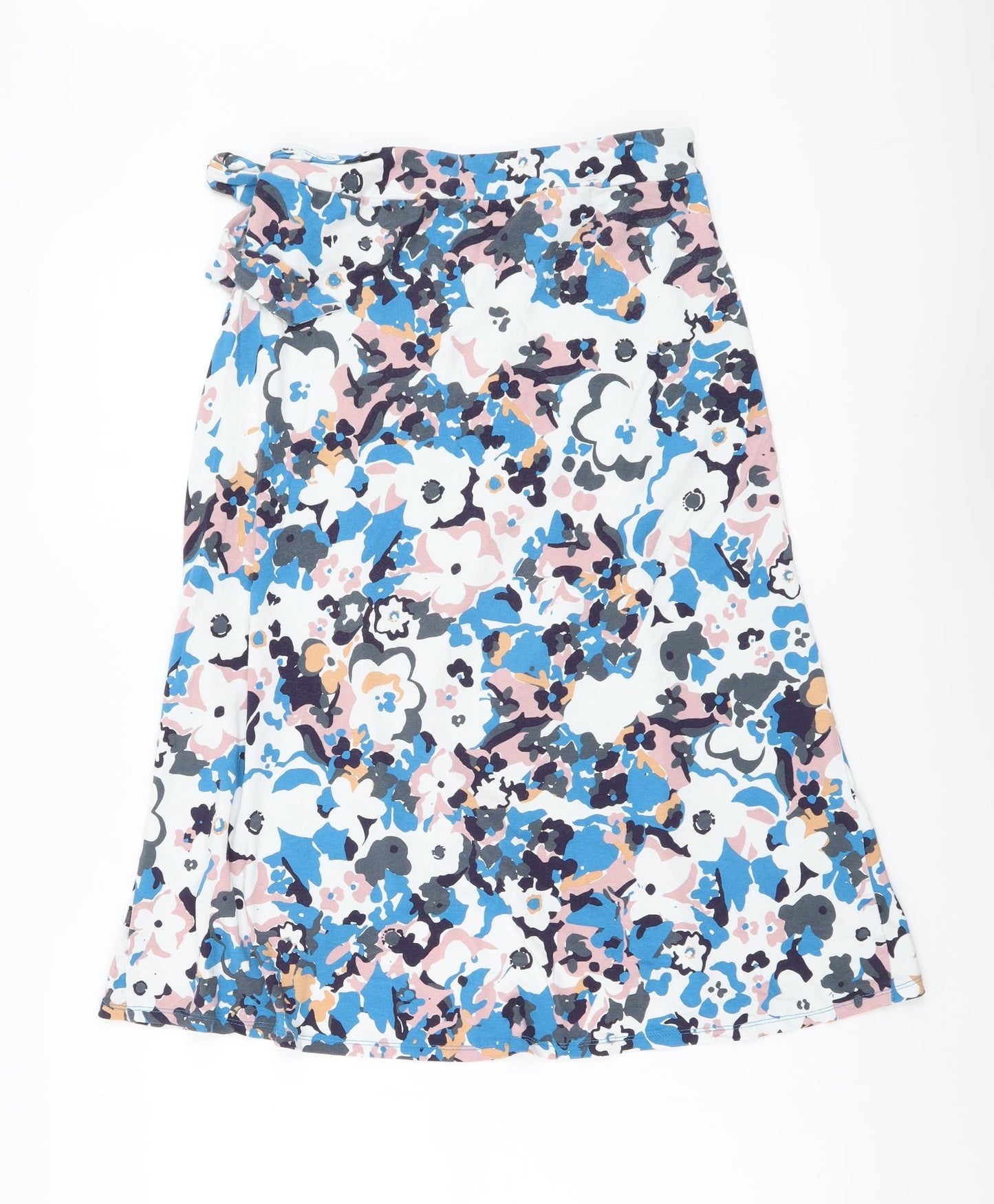 Rachel Zoe Womens Multicoloured Floral Viscose Wrap Skirt Size S