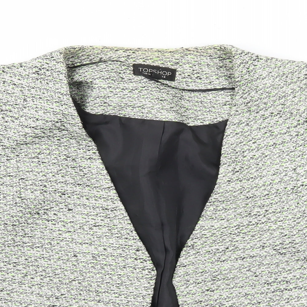Womens UK Size 8 Topshop Green Jacket