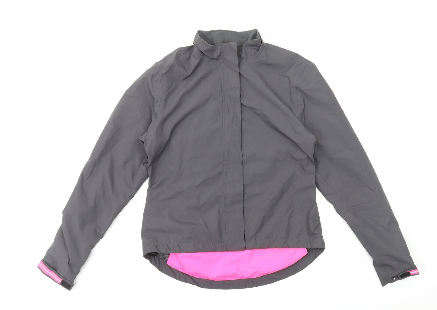 Womens UK Size S Crane Grey Windbreaker Coat