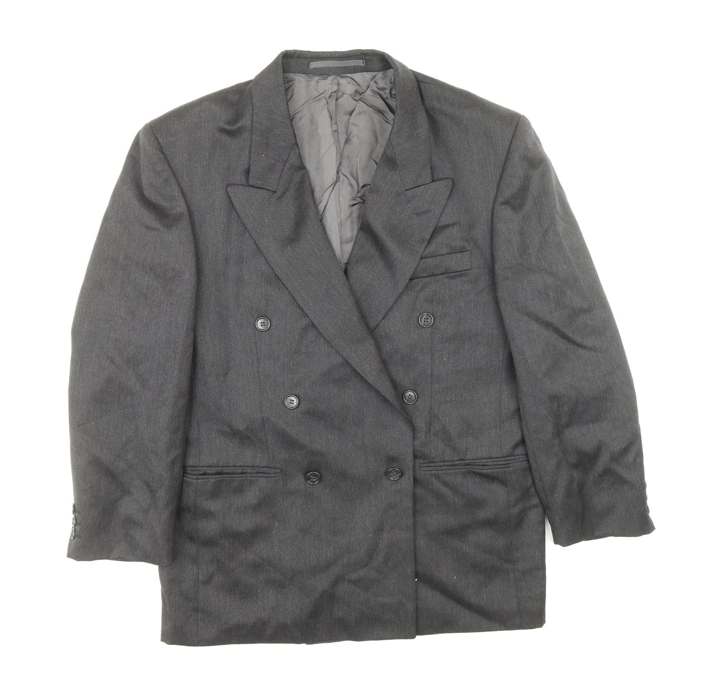 Mens UK Size 38 Burton Regular Grey Suit Jacket