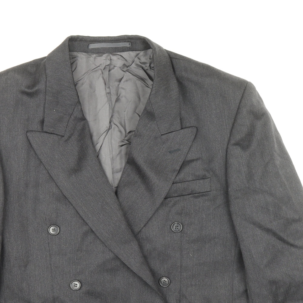Mens UK Size 38 Burton Regular Grey Suit Jacket