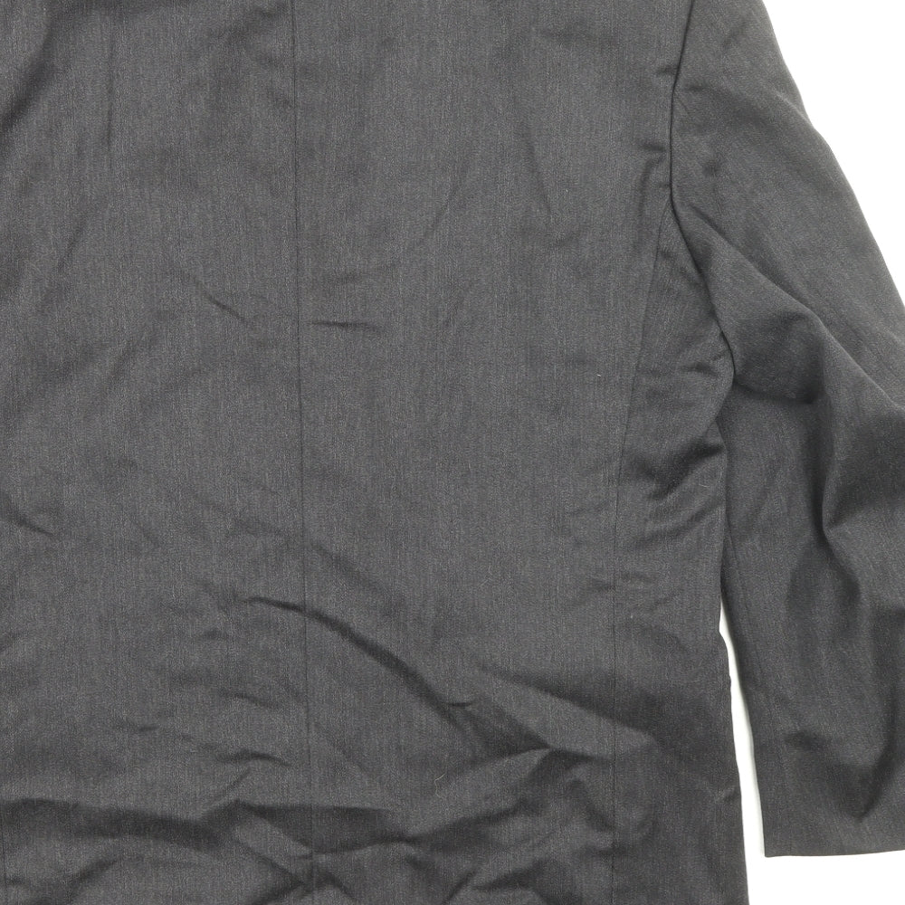 Mens UK Size 38 Burton Regular Grey Suit Jacket