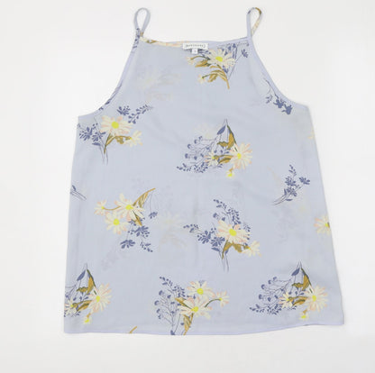 Womens UK Size 10 Warehouse Blue Basic Tank
