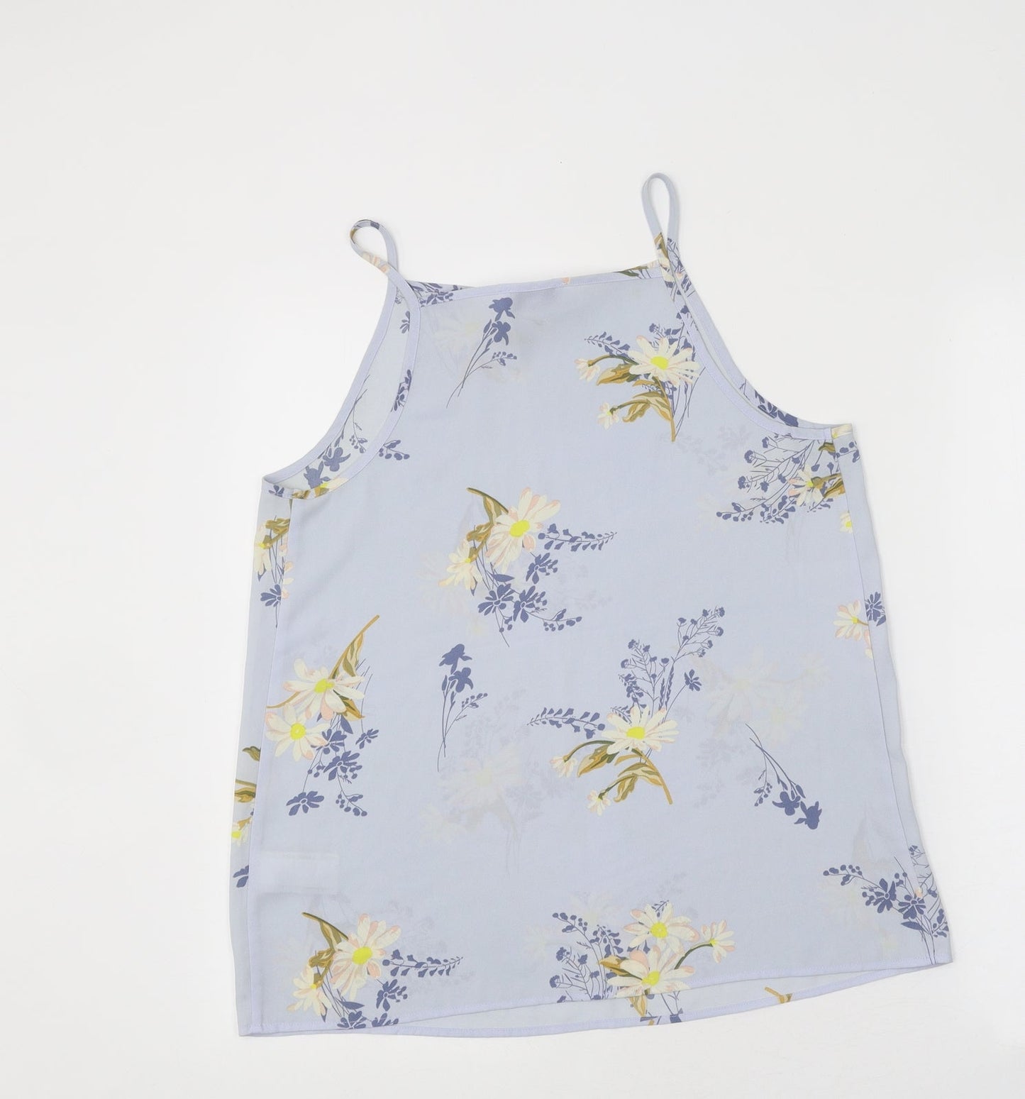 Womens UK Size 10 Warehouse Blue Basic Tank