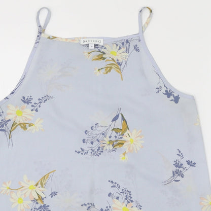 Womens UK Size 10 Warehouse Blue Basic Tank