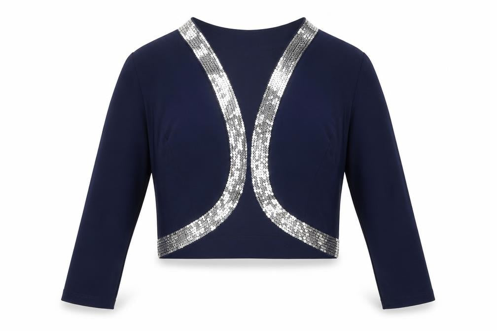 Womens UK Size L Nina Leonard Blue Cardigan Jumper