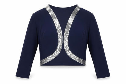 Womens UK Size L Nina Leonard Blue Cardigan Jumper