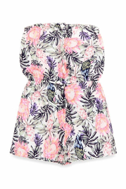 Womens UK Size 38 Divided One-Piece Multicoloured Playsuit